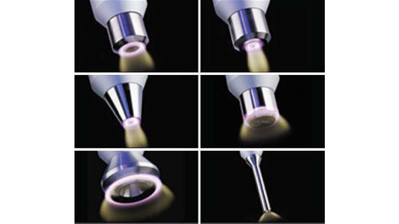 Various atmospheric plasma rotary nozzles