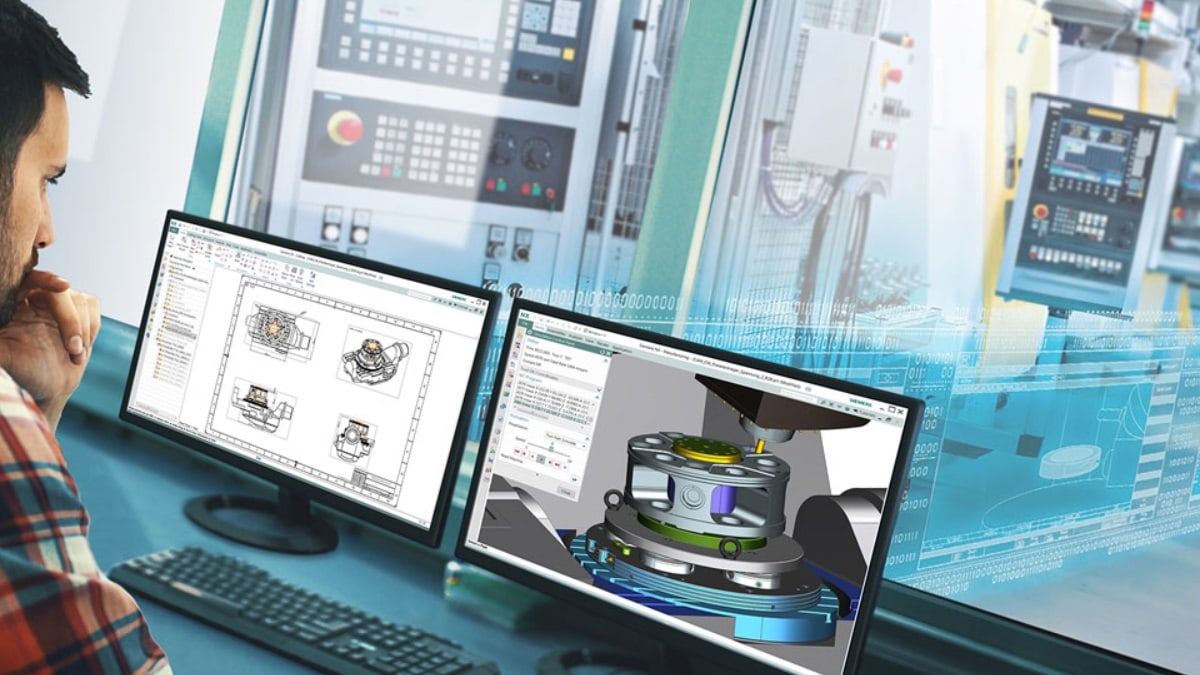 Integrated CAD/CAM software driving end-to-end processes, from 3D designs to finished parts